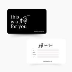 Faceshine Gift Card