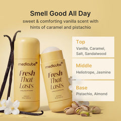 Fresh that lasts: Vanilla & Pistachio, Kojic Acid & Turmeric Aluminum-Free Deodorant 83g