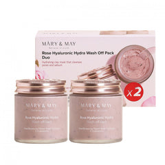 Rose Hyaluronic Hydra Wash Off Pack Duo (125g * 2 items)