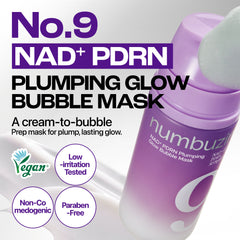 No.9 NAD+ PDRN Plumping Skin Prep Bubble Mask