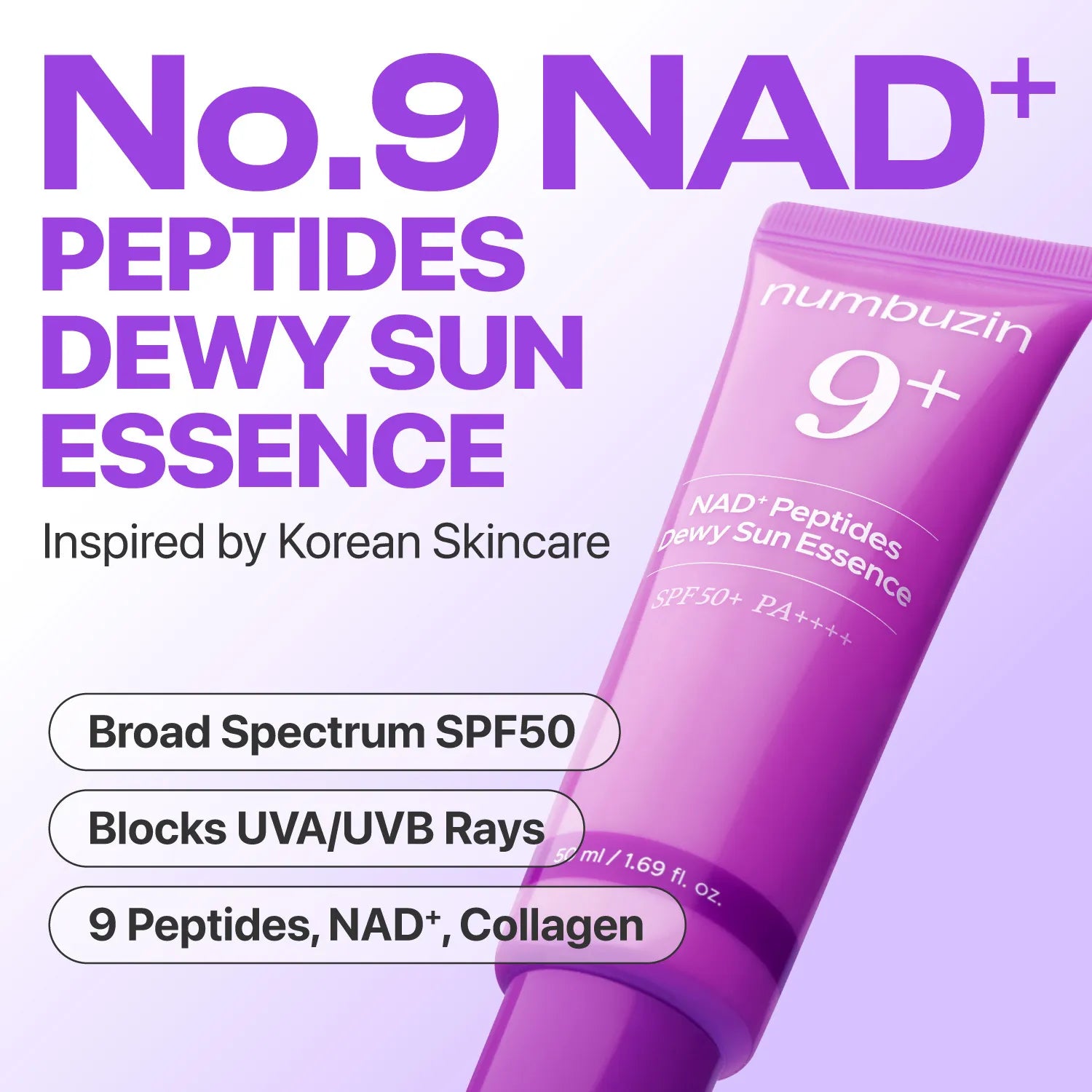 No.9 Nad+ 9 Peptides Dewy Sun Essence