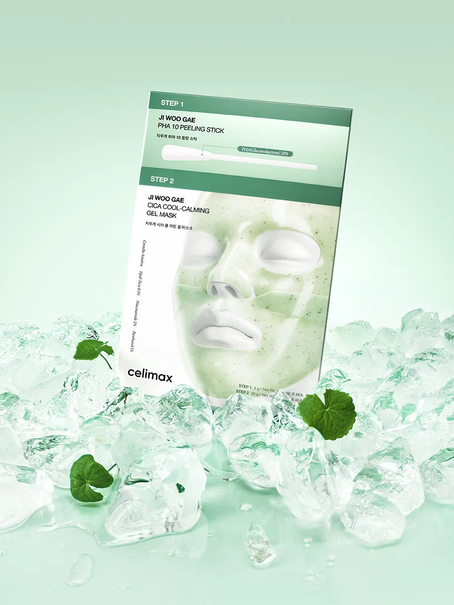 Ji Woo Gae Cica Pore 2-Step Gel Mask