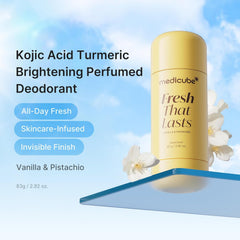 Fresh that lasts: Vanilla & Pistachio, Kojic Acid & Turmeric Aluminum-Free Deodorant 83g