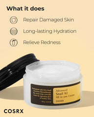 Advanced Snail Mucin 92% Repair Cream 100g