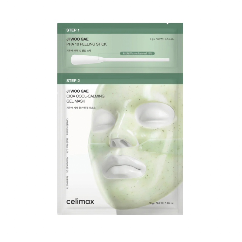 Ji Woo Gae Cica Pore 2-Step Gel Mask