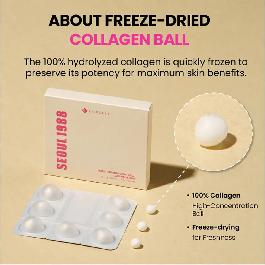 Seoul 1988 Boosting Ball : Collagen 100%