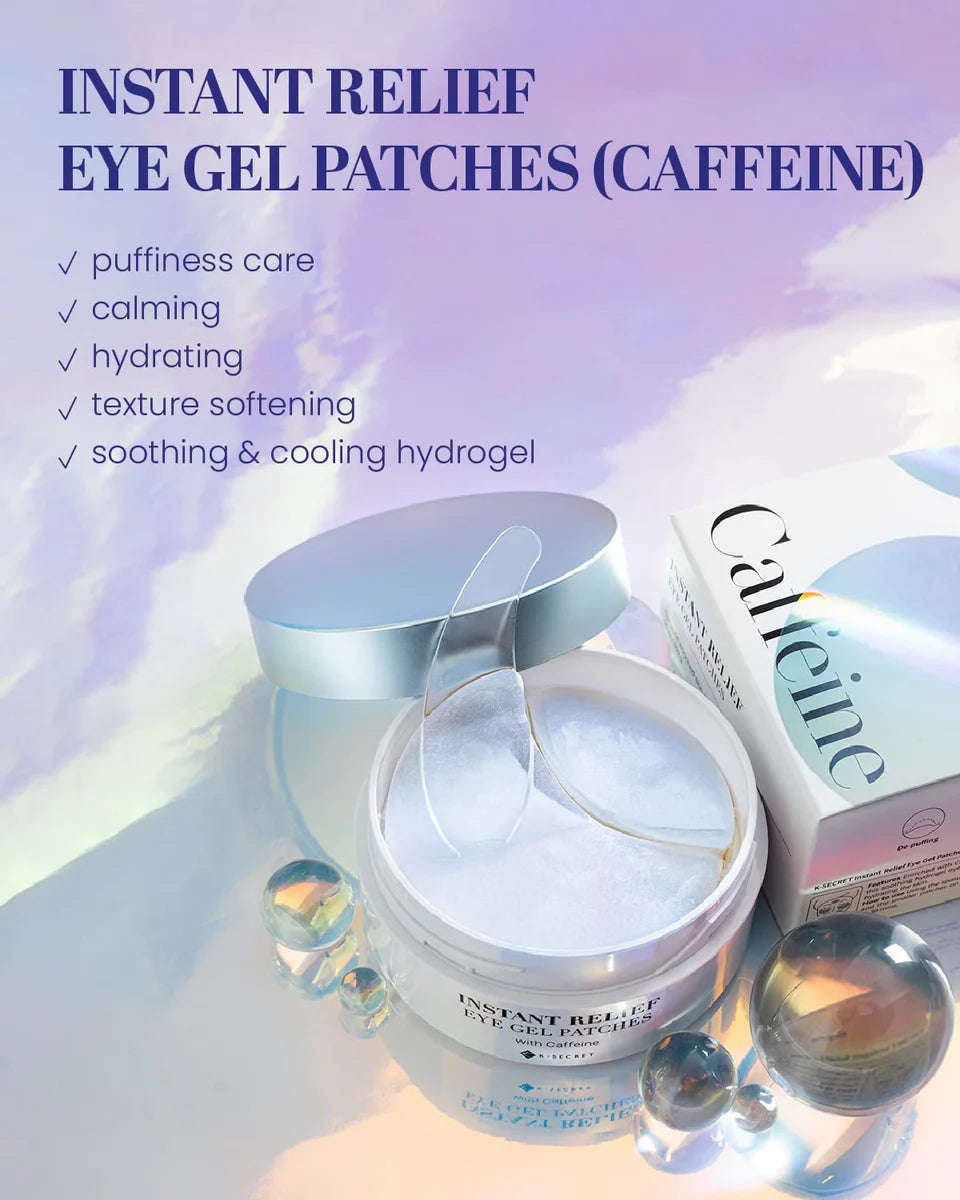 Instant Relief Eye Gel Patches Caffeine