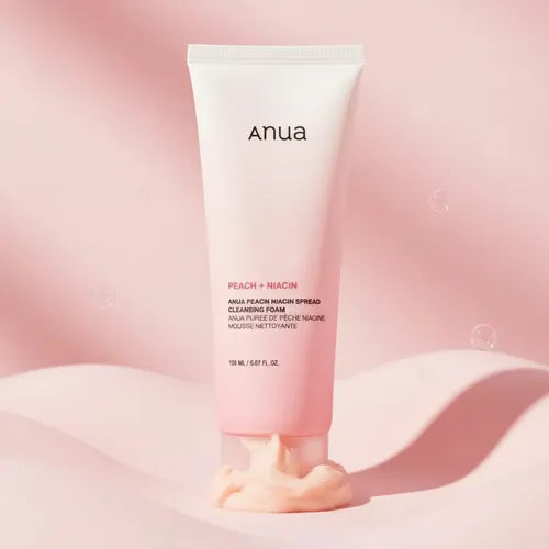 Peach Niacin Spread Cleansing Foam