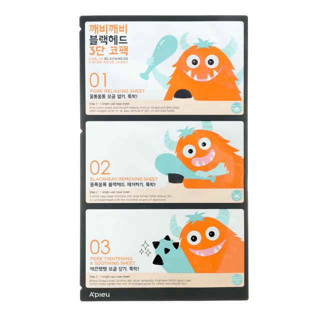 Goblin Blackhead 3-Step Nose Sheet