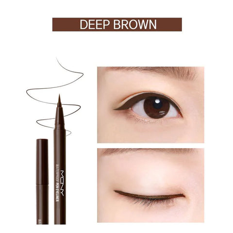 MACQUEEN Waterproof Pen Eyeliner Deep Brown