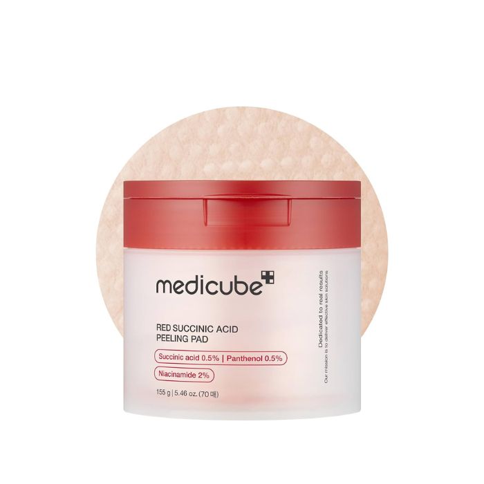 Red Succinic Acid Peeling Pads