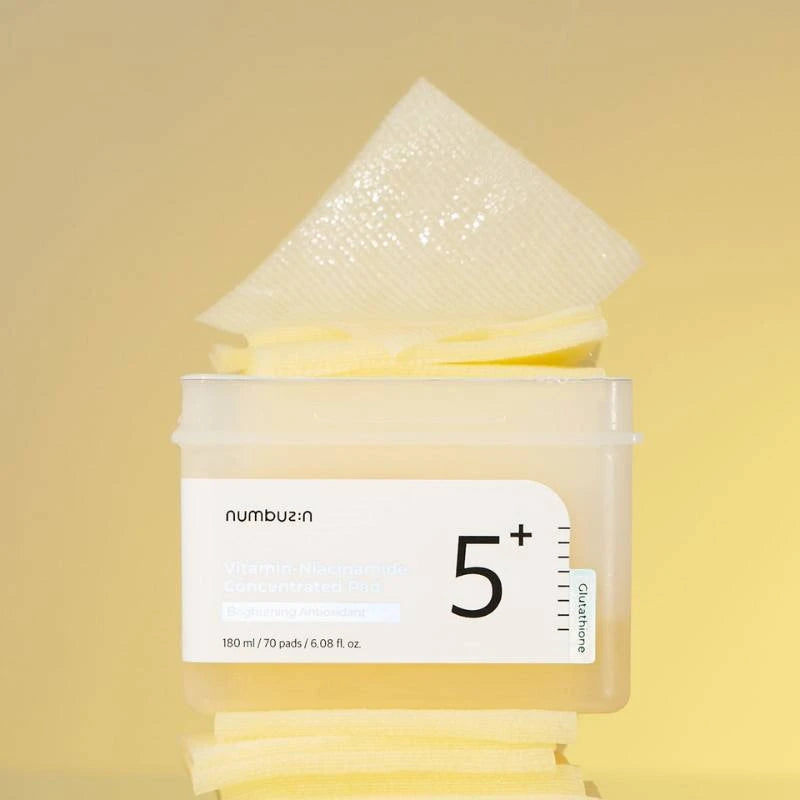 No.5 Glutathione Vitamin-Niacinamide Concentrated Toner Pads