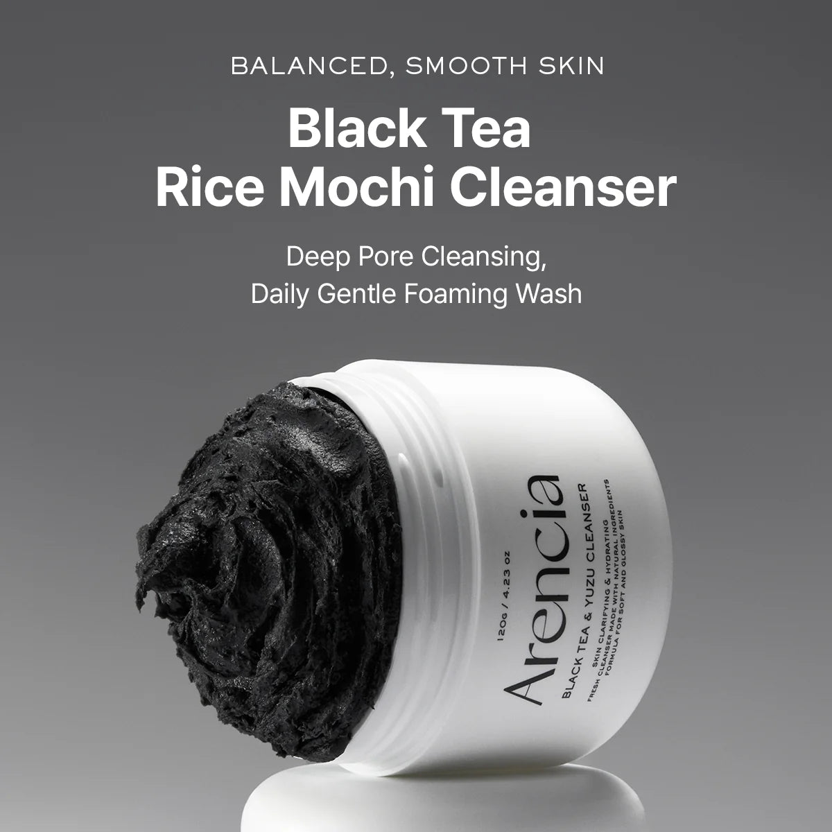 Black Tea Rice Mochi Cleanser