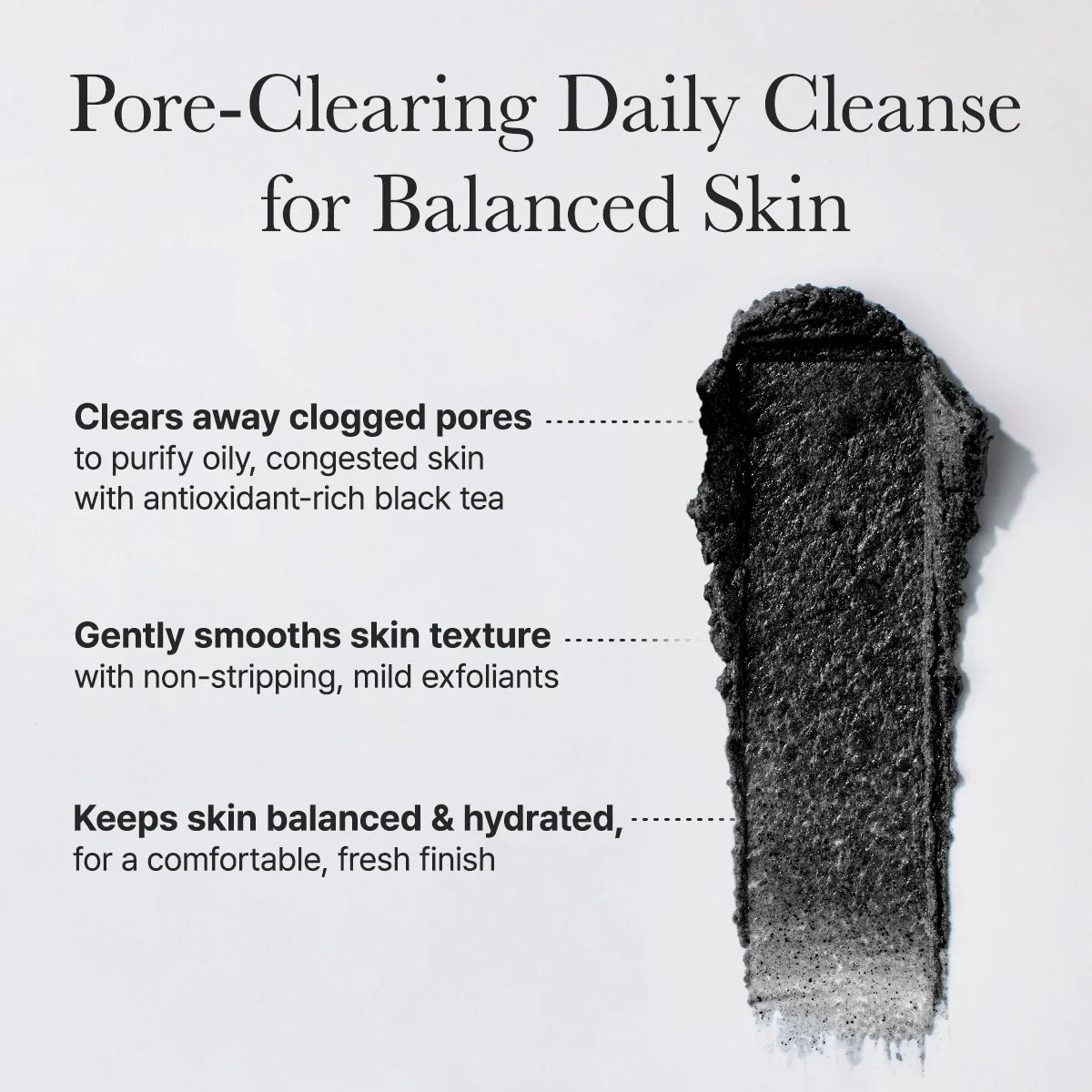 Black Tea Rice Mochi Cleanser