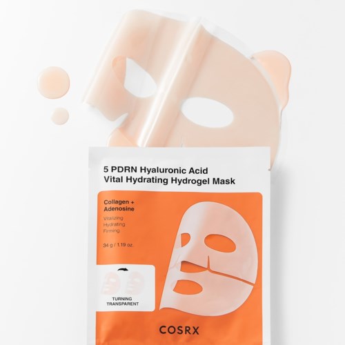 5 PDRN Hyaluronic Acid Vital Hydrating Hydrogel Mask 3 pcs