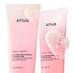 Peach Niacin Spread Cleansing Foam