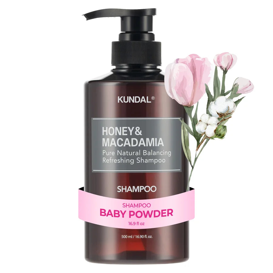Honey & Macadamia Nature Shampoo 500ml - 3 scents