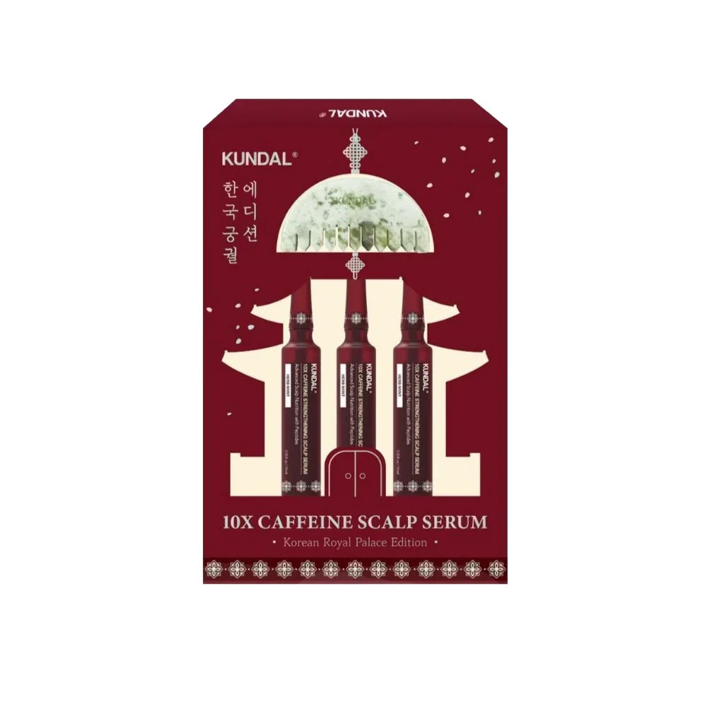 Korean Royal Palace Edition (10X Caffeine Scalp Serum 10ml*3 + Gua Sha Comb)