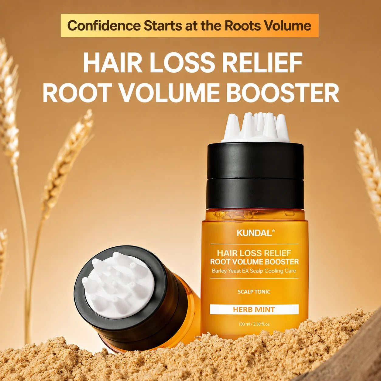Barely Yeast Ex Root Volume Tonic 100ml (Herb Mint)
