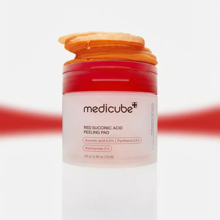 Red Succinic Acid Peeling Pads