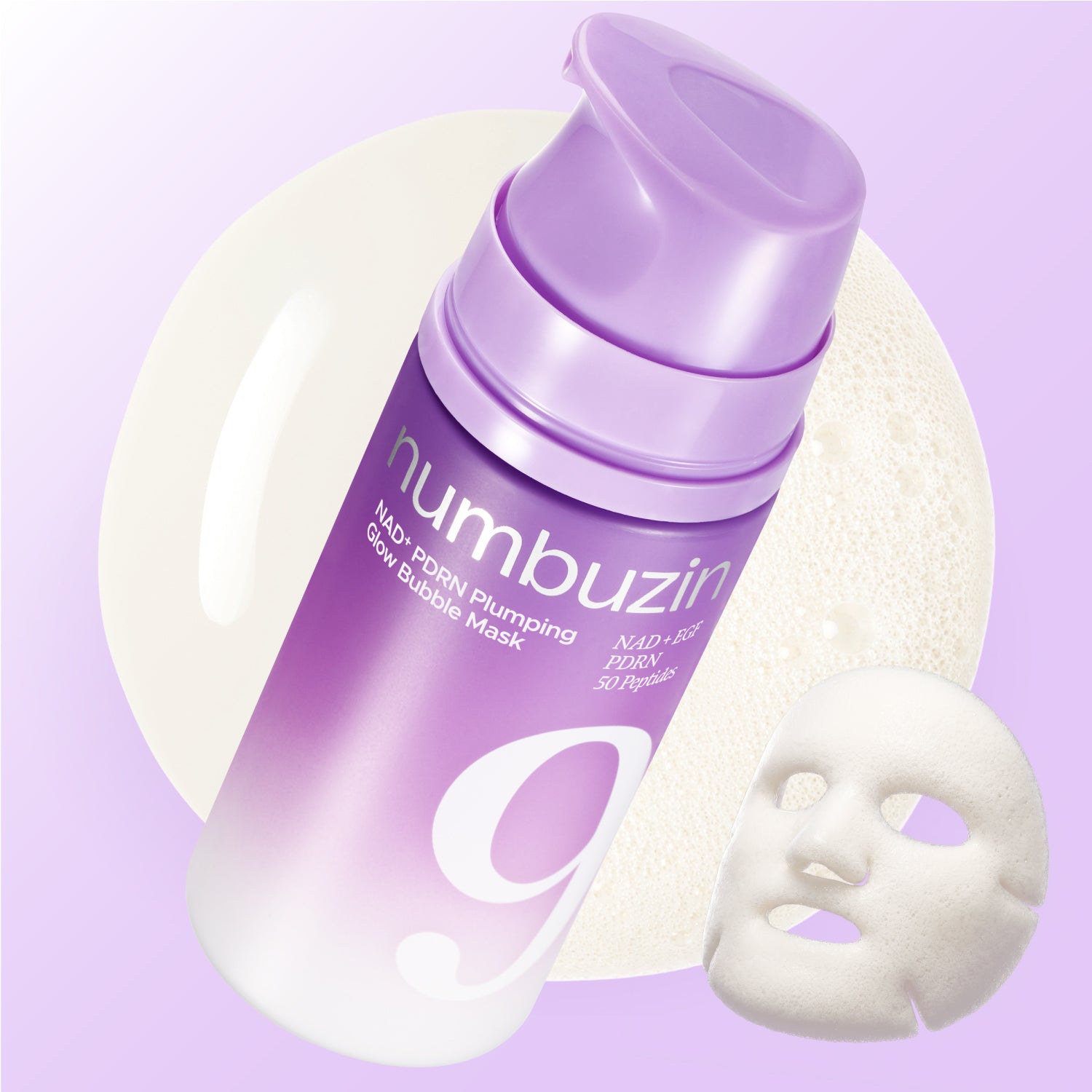 No.9 NAD+ PDRN Plumping Skin Prep Bubble Mask