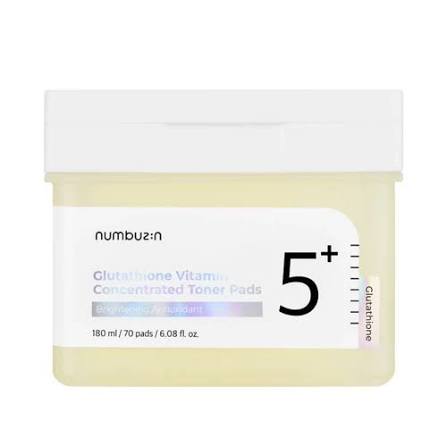 No.5 Glutathione Vitamin-Niacinamide Concentrated Toner Pads