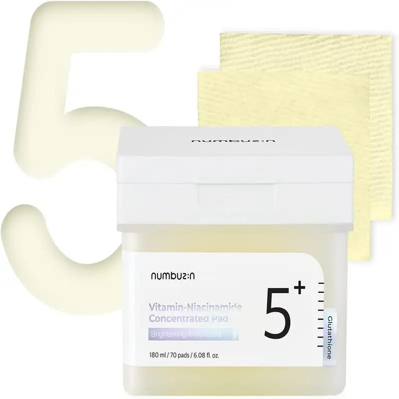 No.5 Glutathione Vitamin-Niacinamide Concentrated Toner Pads
