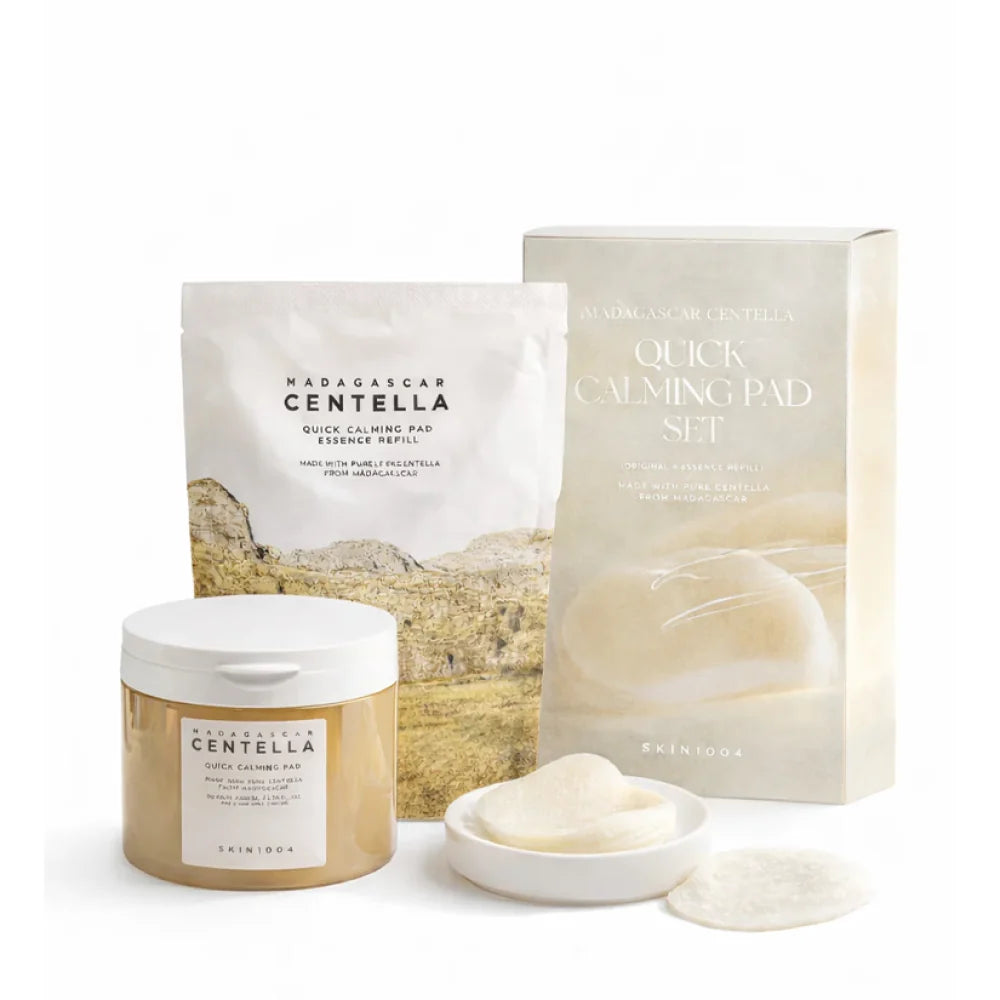 Quick Calming Pad Set  ( 1 jar + 70 pads sealed refill)