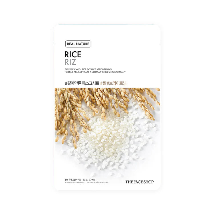 Real Nature Rice Sheet Mask product image