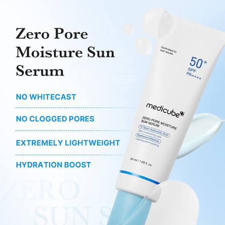 Zero Pore Moisture Sun Serum SPF50+ PA++++